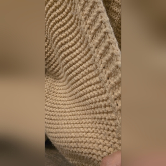 Tea & Cup Los Angeles Knit Cardigan Bubble Sleeves M/L Polyester - Picture 14 of 16